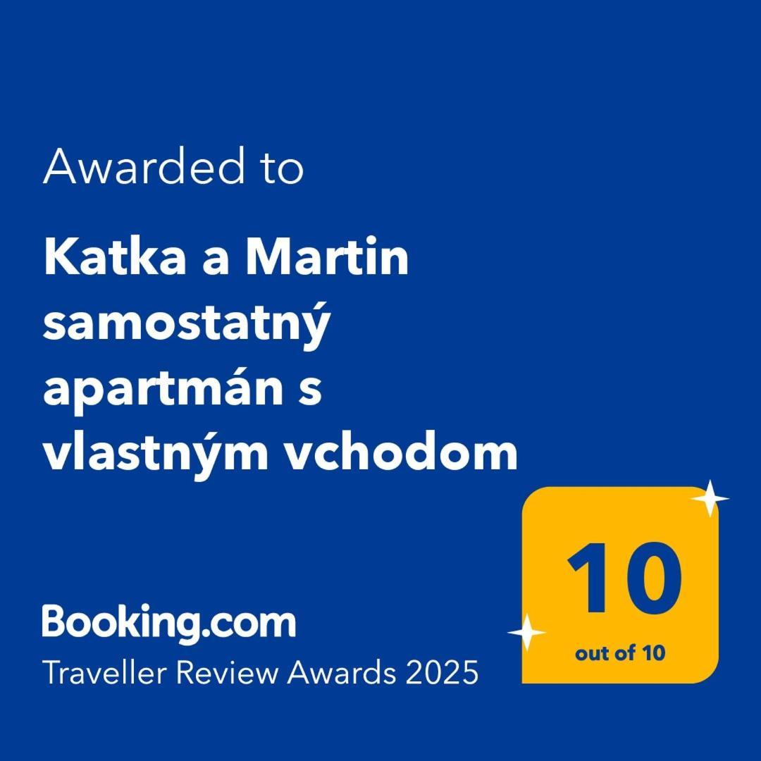 Katka A Martin Samostatny Apartman S Vlastnym Vchodom Liptovský Mikuláš Exteriör bild